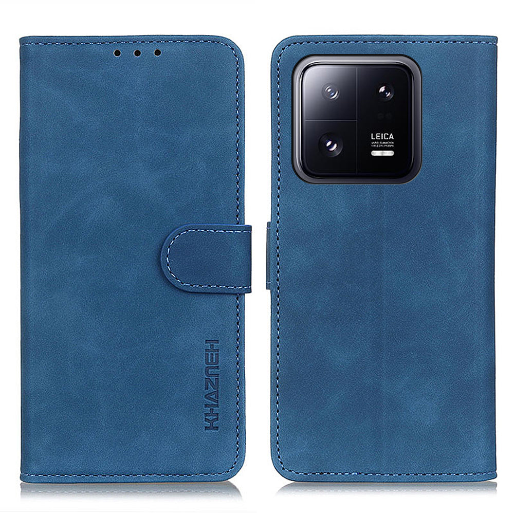 KHAZNEH For Xiaomi 13 5G Full Protection Phone Cover Retro Texture Stand Wallet PU Leather Anti-shock Phone Case KHAZNEH For Xiaomi 13 5G Full Protection Phone Cover Retro Texture Stand Wallet PU Leather Anti-shock Phone Case